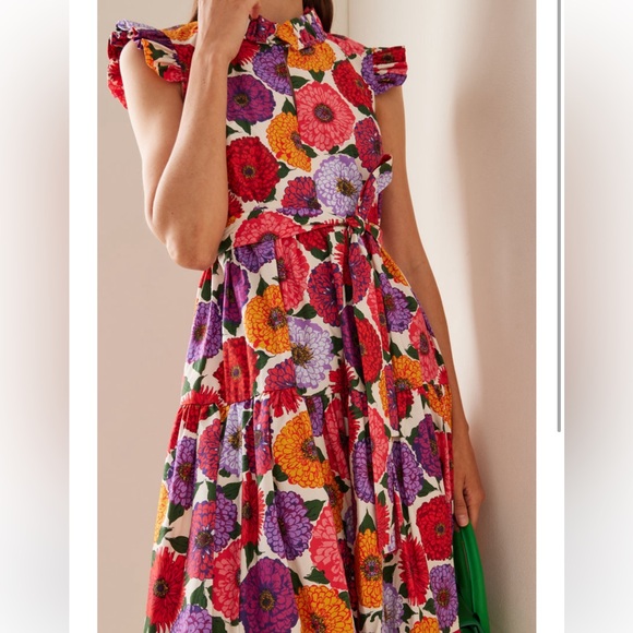 La DoubleJ Short and Sassy Floral Cotton Dress - Picture 3 of 6